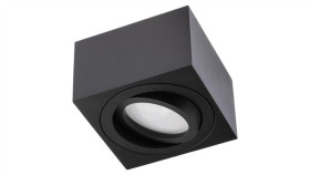 Oprawa Natynkowa Halogenowa Spot Tuba Ruchoma Amat-S Kwadratowa Czarna 50Mm...