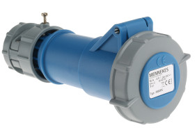 Złącze przemysłowe - zasilające 16A Gniazdo 230 V 3P Żeński MENNEKES Niebieski Montaż na kablu IP67