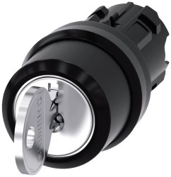 Przełącznik z kluczem 22mm tworzywo 3 poz IOII Ronis nr SB30 klucz w poz O SIRIUS ACT 3SU1000-4BM01-0AA0