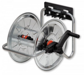 Bęben ścienny-przenośny na wąż 1/2'' 50m ZINCATO Bradas AG131