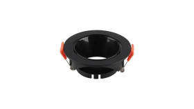 Oprawa Punktowa Oczko Gu10 Ip20 Czarna+Czarny Połysk Okrągła 6646