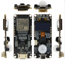 ESP32-S3 CAM LilyGO T-Camera Fish Eye OLED 0.96" PIR MIC