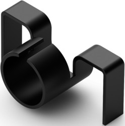 Small heatsink, (L x W x H) 10.3 x 21.4 x 10.1 mm, 40 K/W, black anodized, 10007137