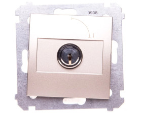 Simon 54 Łącznik na kluczyk 0-I złoty (met.) DW1K.01/44