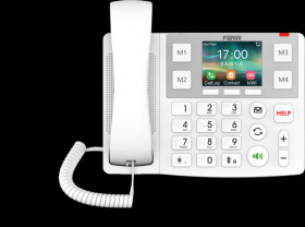 X305 IP large-key telephone PoE, Gigabit, Wi-Fi, Bluetooth, 2 SIP lin