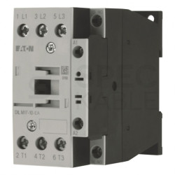 Stycznik mocy DILM przekaźnik 18A 7,5kW 400V cewka 24V DC EATON 189910