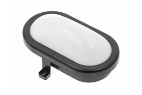 Oprawa kanałowa LED OVALIO 5W 500lm AC230V IP54 czarna LD-OVALW5W10-NW
