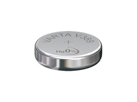 Bateria pastylkowa V389 SR54 81mAh 1.55V Elektrolit KOH, tlenek srebra, cynk
