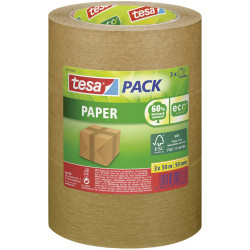 teas 57180-00000-02 Tesapack Carton Sealing Tape 50m x 50mm Eco-friendly