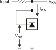Adjustable precision shunt regulator (reverse pinout)