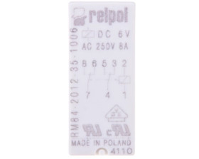 Przekaźnik miniaturowy 2P 8A 6VDC PCB AgNi RM84-2012-35-1006 600333 /20szt./