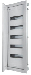 Rozdzielnica podtynkowa modułowa drzwi metalowe 60mod. 5x12 IP40