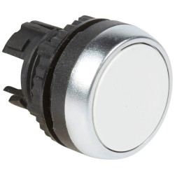 OSMOZ Główka płaska 22mm biała bez podświetlenia 023800