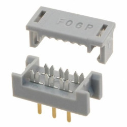 IDC przejściowe PIN: 6 IDC,THT na taśmę 1,27mm Układ: 2x3 SEK 09181069622