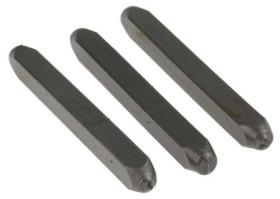 Zestaw rysików do grawerowania, H 2.5mm, 9-szt., (0 → 9), RS PRO