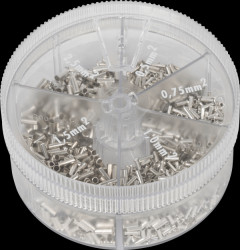 97 99 910 Assortment of uninsulated 0.5 - 2.5mm² ferrules