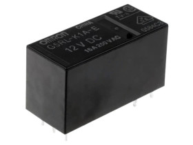 Przekaźnik: elektromagnetyczny SPST Ucewki: 12VDC 16A/250VAC G5RL-K1A-E-12DC