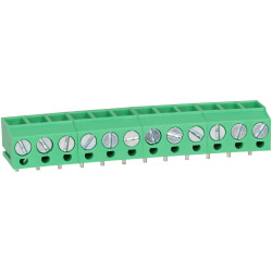 TruConnect 213988 5mm Standard Profile 90 Degree 12 Way Terminal Block