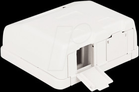 86236 Delock keystone empty enclosure 2-port dust cover