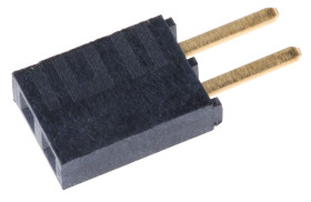 Gniazdo PCB 2 -pinowe raster: 2.54mm typu płytka – płytka Proste Przewlekany