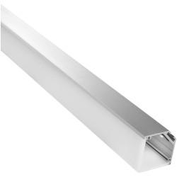 Barthelme 62399881 CATania U-Section Rail Aluminium 1m for Corner Use