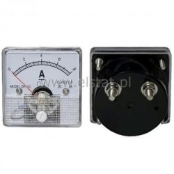 Miernik analogowy amperomierz 8A + bocznik