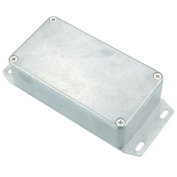 Hammond 1590BF Natural Diecast Flanged Base Enclosure 111.5 x 59.5 x 31mm