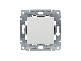 DANTE Łącznik pojedynczy z klawiszem bez ramki biały 450411 KOS