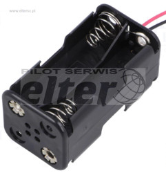 Pojemnik na baterie R6 AA 4szt z kablami