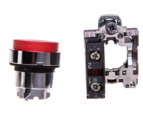 Przycisk sterowniczy 22mm czerwony z samopowrotem 1R XB4BL42