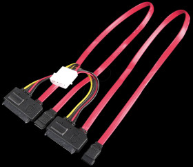 84239 Serial ATA, flat, 2x 0.45 m