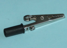 Uchwyt szczękowy krokodylek L-51mm czarny UCHW-3976