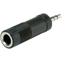 Roline 11.09.4443 Audio Adapter 3.5mm jack plug to 6.35mm jack socket