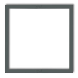 Ramka wypełniająca pojedyncza serii DECO grafitowy mat 28DRW-1