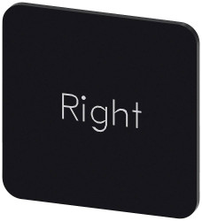 Tabliczka opisowa Siemens 3SU1900-0AF16-0DQ0 (S x W) 22 mm x 22 mm Right 10 szt.