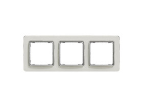 SEDNA DESIGN & ELEMENTS Ramka 3 potrójna szkło białe SDD360803 SCHNEIDER ELECTRIC