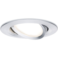 Paulmann 93902 Coin Slim LED Recessed Light 6W Brushed Aluminium Dimmable