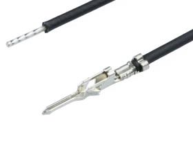 Przewód wstępnie zagniatany, seria: 36769, 24AWG, dł.: 300mm