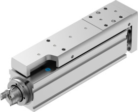 Siłownik liniowy elektryczny długość skoku 75mm obciążenie 6kg Festo Siłownik liniowy silnika krokowego