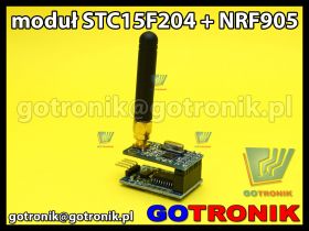 STC15F204 + NRF905 bezprzewodowy port szeregowy moduł