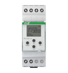 PCZ-521.3 Zegar sterujący programowalny tygodniowy, 1-kanałowy - programowalny przez NFC