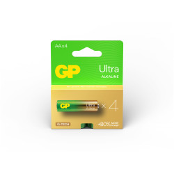 GP GPPCA15AU721 GP Ultra Alkaline AA 4&#x27;s Single hook paper box