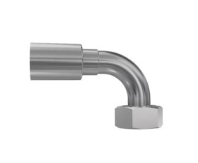 Złączka hydrauliczna, Złacze A: wąż 1/4 cala, Złacze B: M16 x 1,5 żeński, Stal, 400 barów