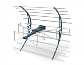 ANTENA ECOALFA ŚCIENNA Z ZASILACZEM