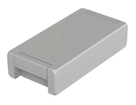 Aluminum enclosure, (L x W x H) 259 x 128 x 60 mm, light gray (RAL 7035), IP69K, 00115225