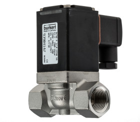 Zawór elektromagnetyczny 240 V AC Burkert 2-drogowy G żeńskie 1/2 cala 1/2cal NC