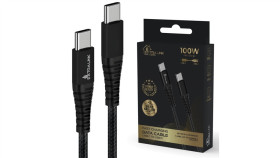 Kabel Usb Typu C 480 Mbps, 20V 5A Extralink Smart Life Braided 100W Usb...