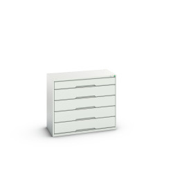 Szafa, kolor: Jasnoszary, materiał: , materiał: stal, 900mm x 1050mm x 550mm