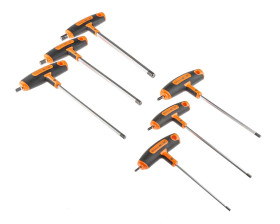 Zestaw kluczy imbusowych Jednostki metryczne Bahco Typu T 6 szt.