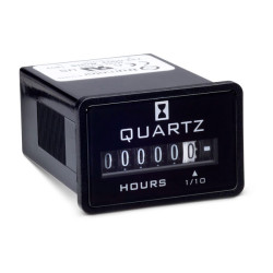 Trumeter 732-0002 Hour Meter 10-80VDC 50-60Hz Flush Rect. Mount